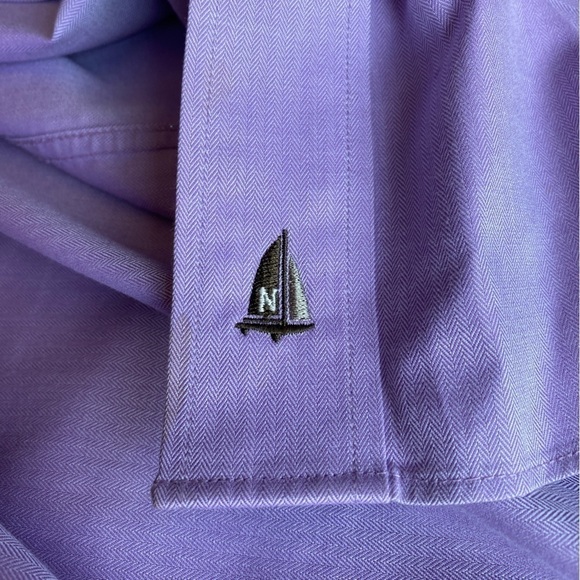 Lavender Dress Shirt by Nordstrom. - Picture 2 of 7